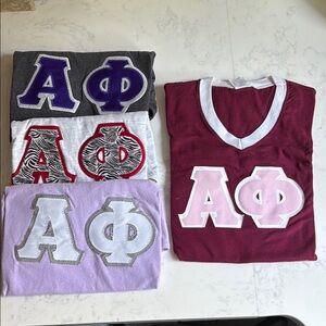 Alpha Phi Sorority Shirt Lot